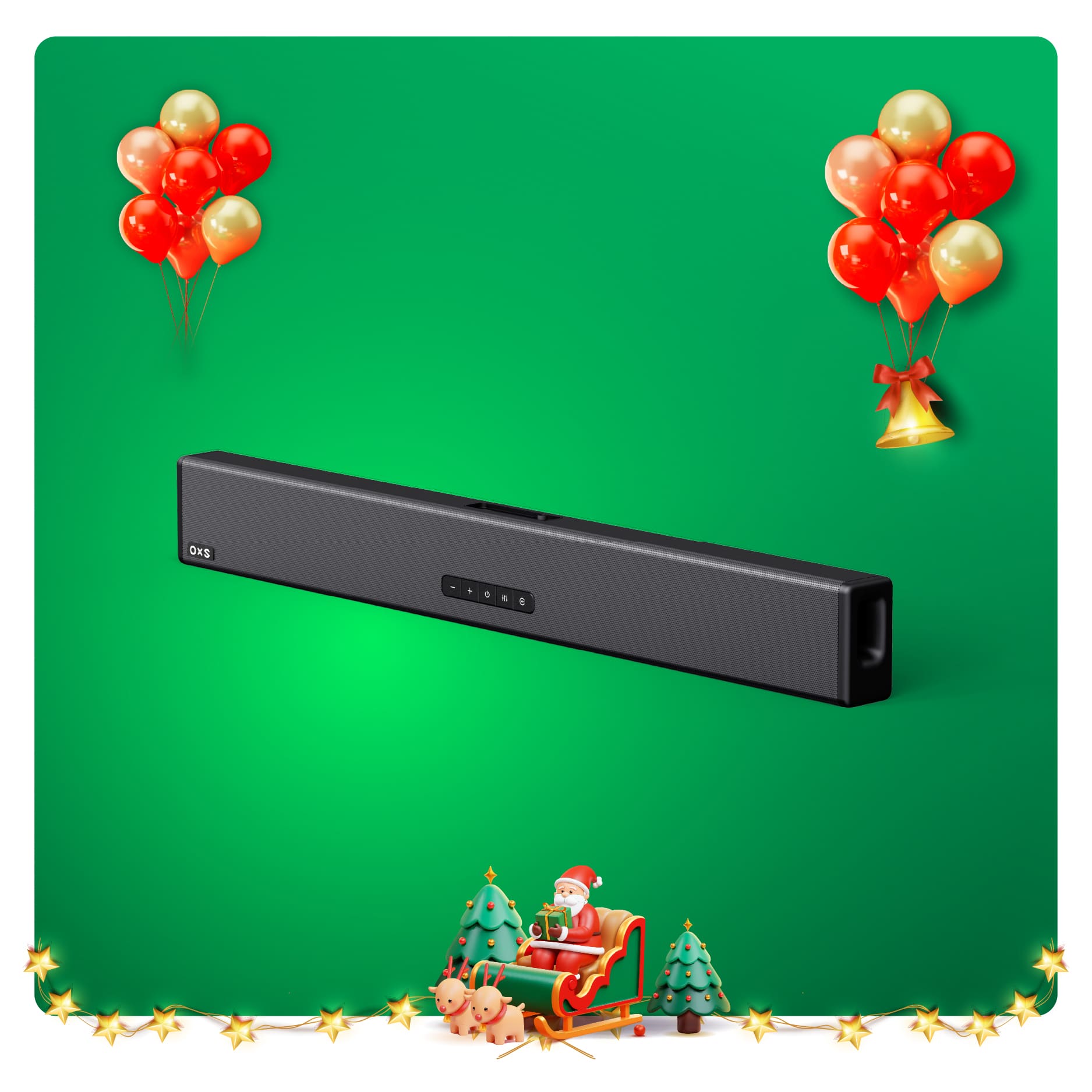 OXS S3 - 2.0-Kanal Soundbar für Fernseher