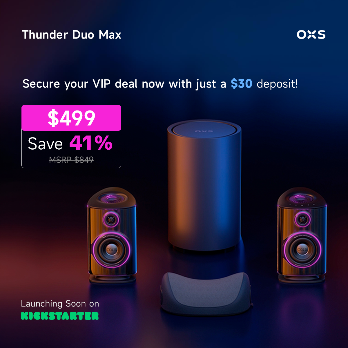 Thunder Duo Series Reservation Deposit
