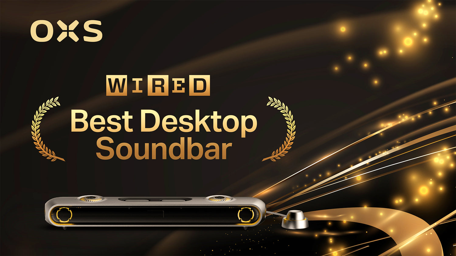 WIRED's Top Pick: "Best Desktop Soundbar" OXS Thunder Pro Shines in Sound Quality