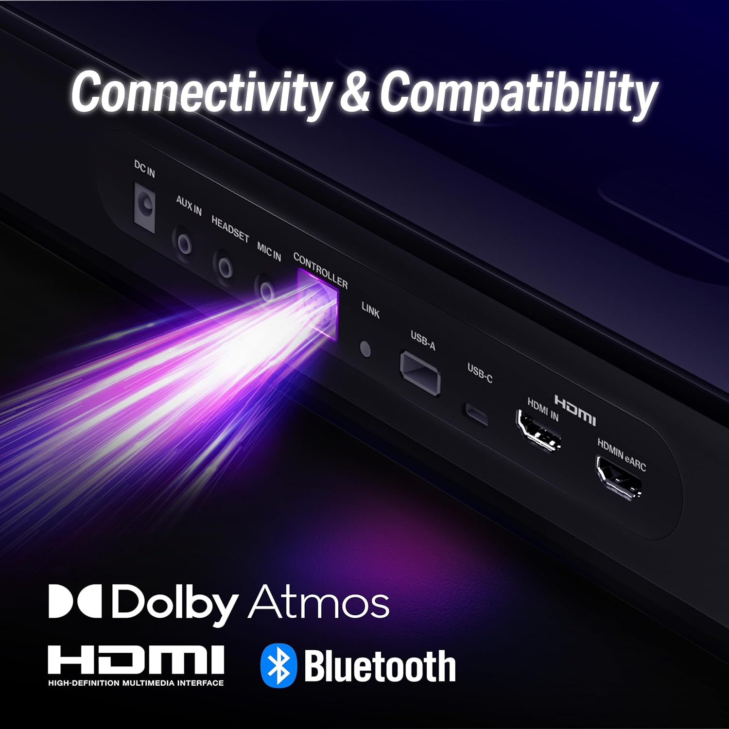 OXS Thunder Pro - Dolby Atmos® 5.1.2 Gaming Soundbar
