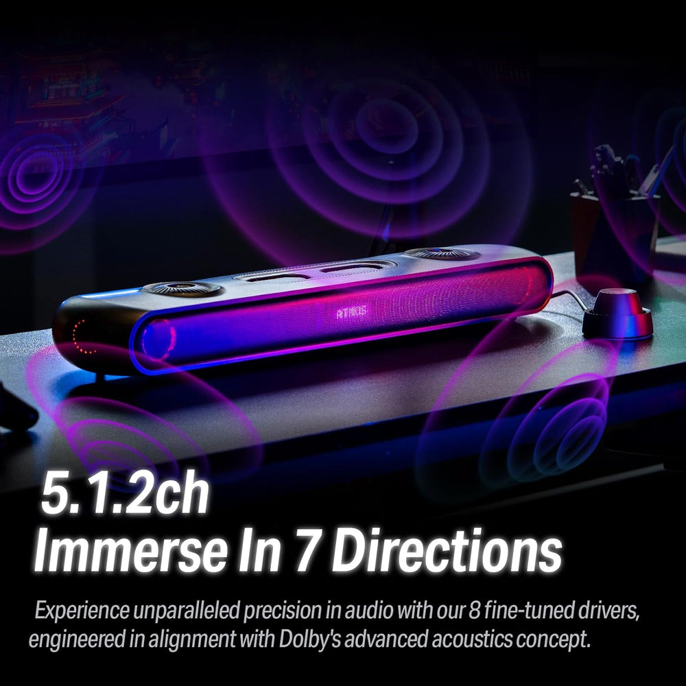 OXS Thunder Pro+ Dolby Atmos® 7.1.2ch Gaming Soundbar System