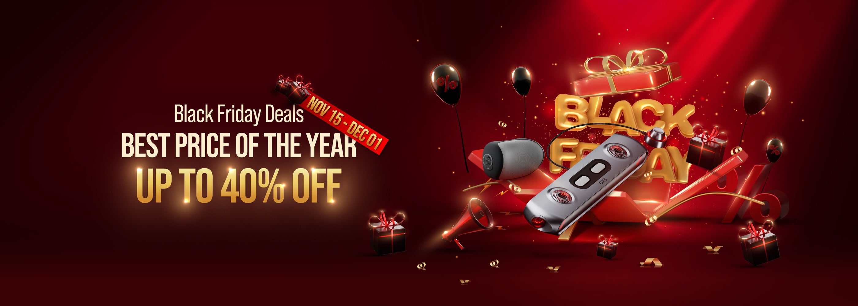 OXS Black Friday & Cyber Monday deals. Level up your sound and save big this Black Friday!