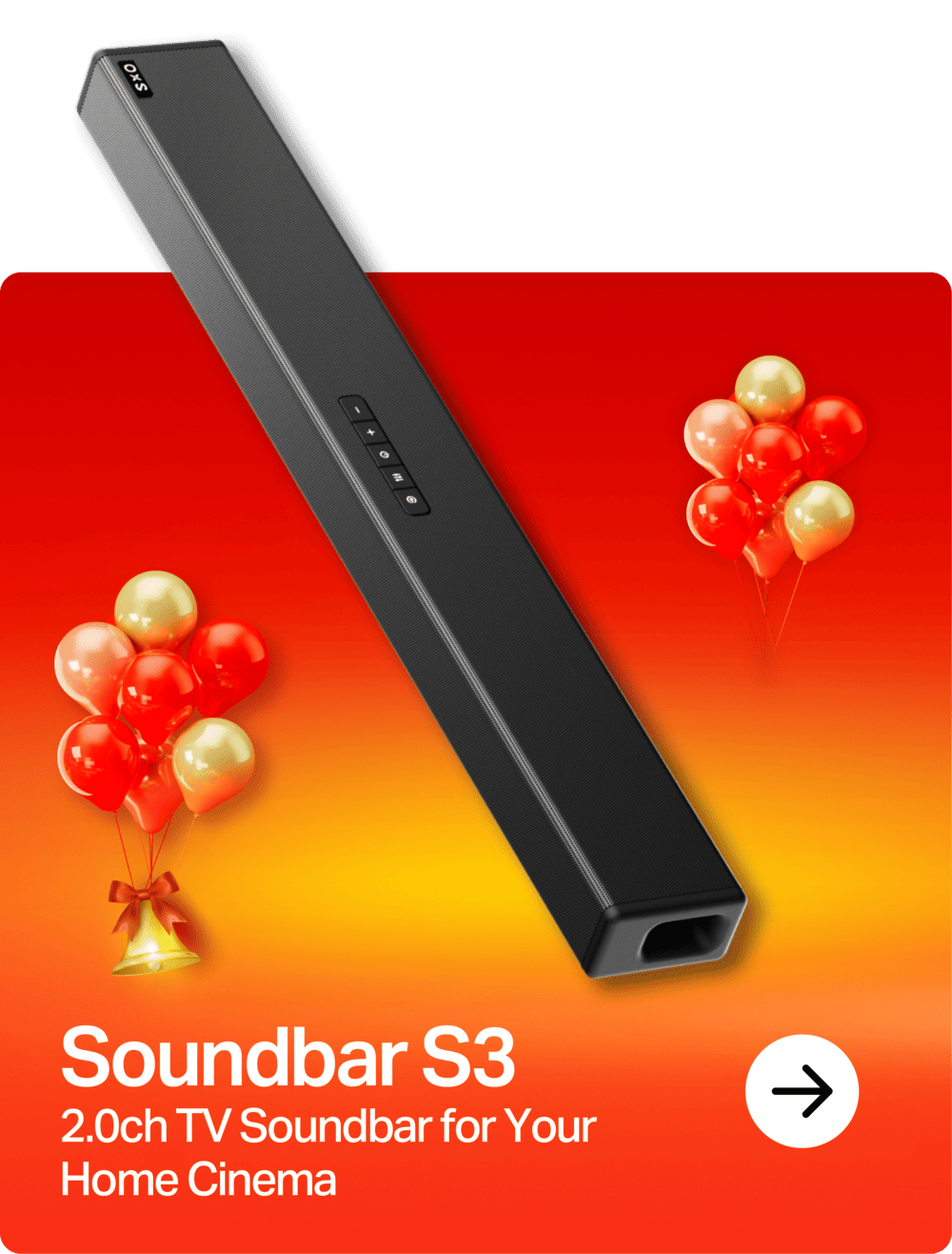 OXS Christmas Sale S3 TV Soundbar for Home Theater homepage