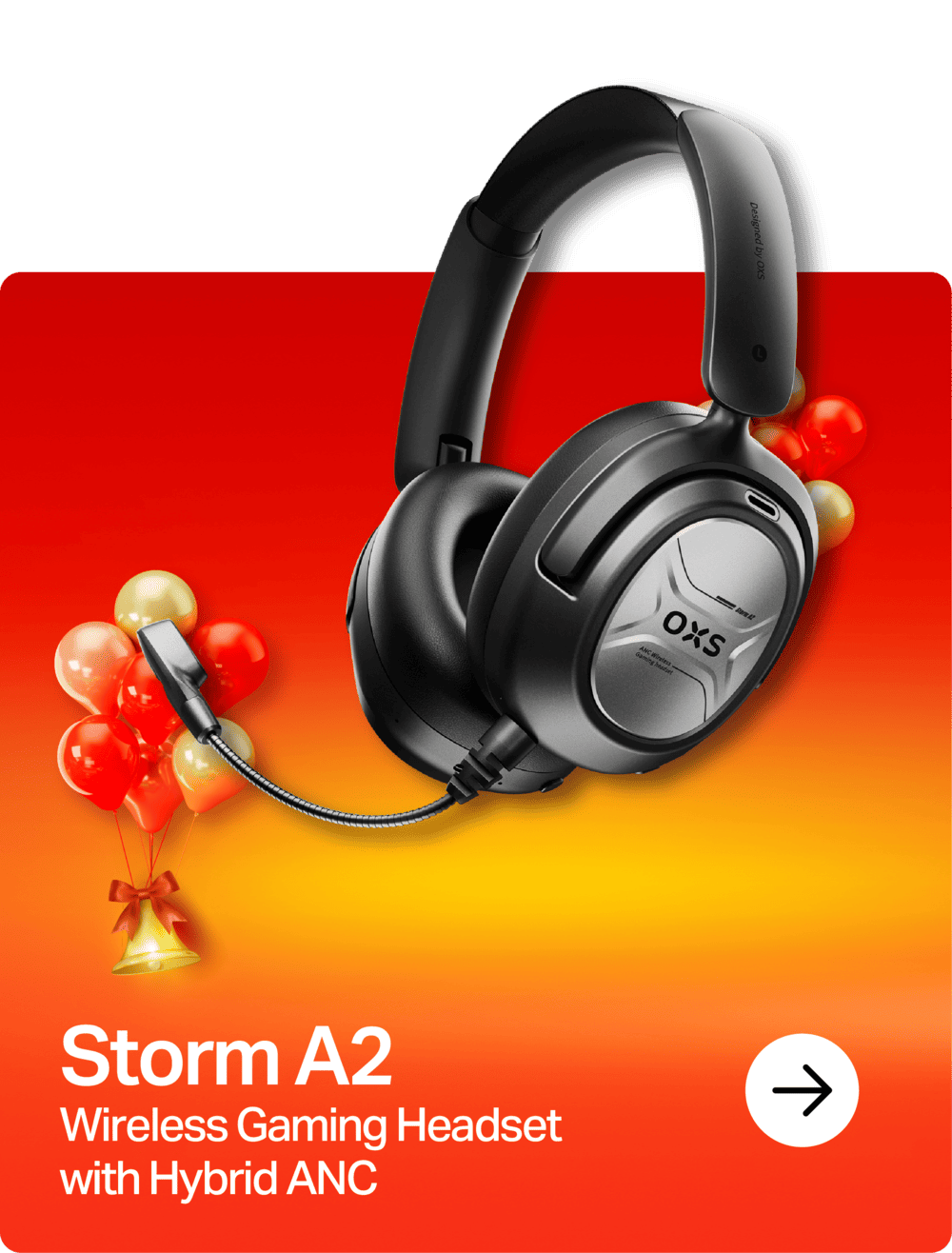 OXS Christmas Sale Storm A2 Top Gaming Headset with ANC homepage