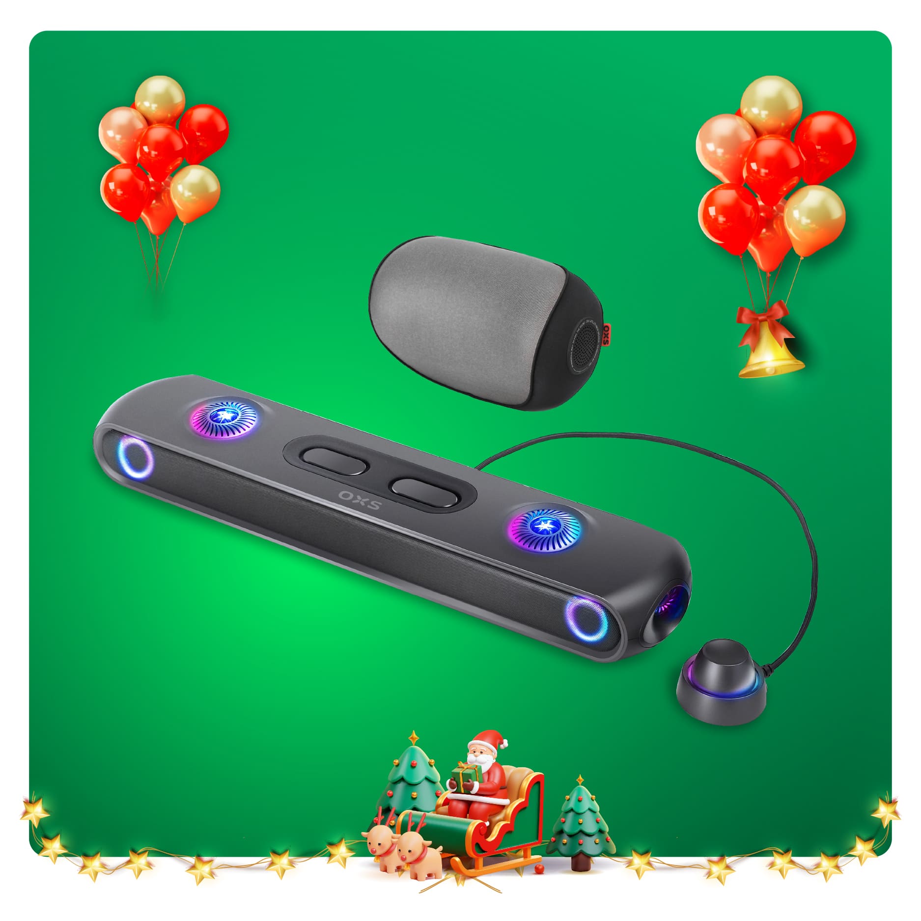 OXS Thunder Proゲーミングサウンドバー　新品未使用 Amazon.com: OXS Thunder Pro Gaming Soundbar with 5.1.2 Dolby Atmos