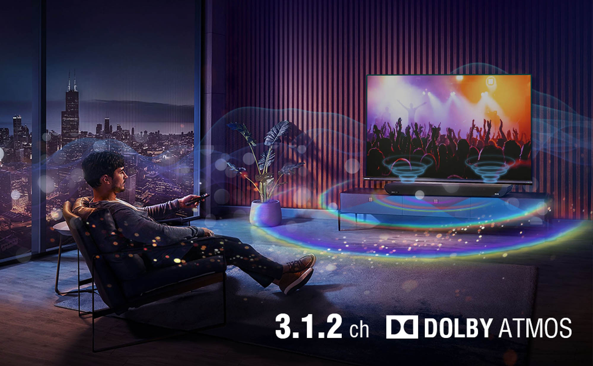 OXS S5 - Dolby Atmos® 3.1.2ch TV Soundbar