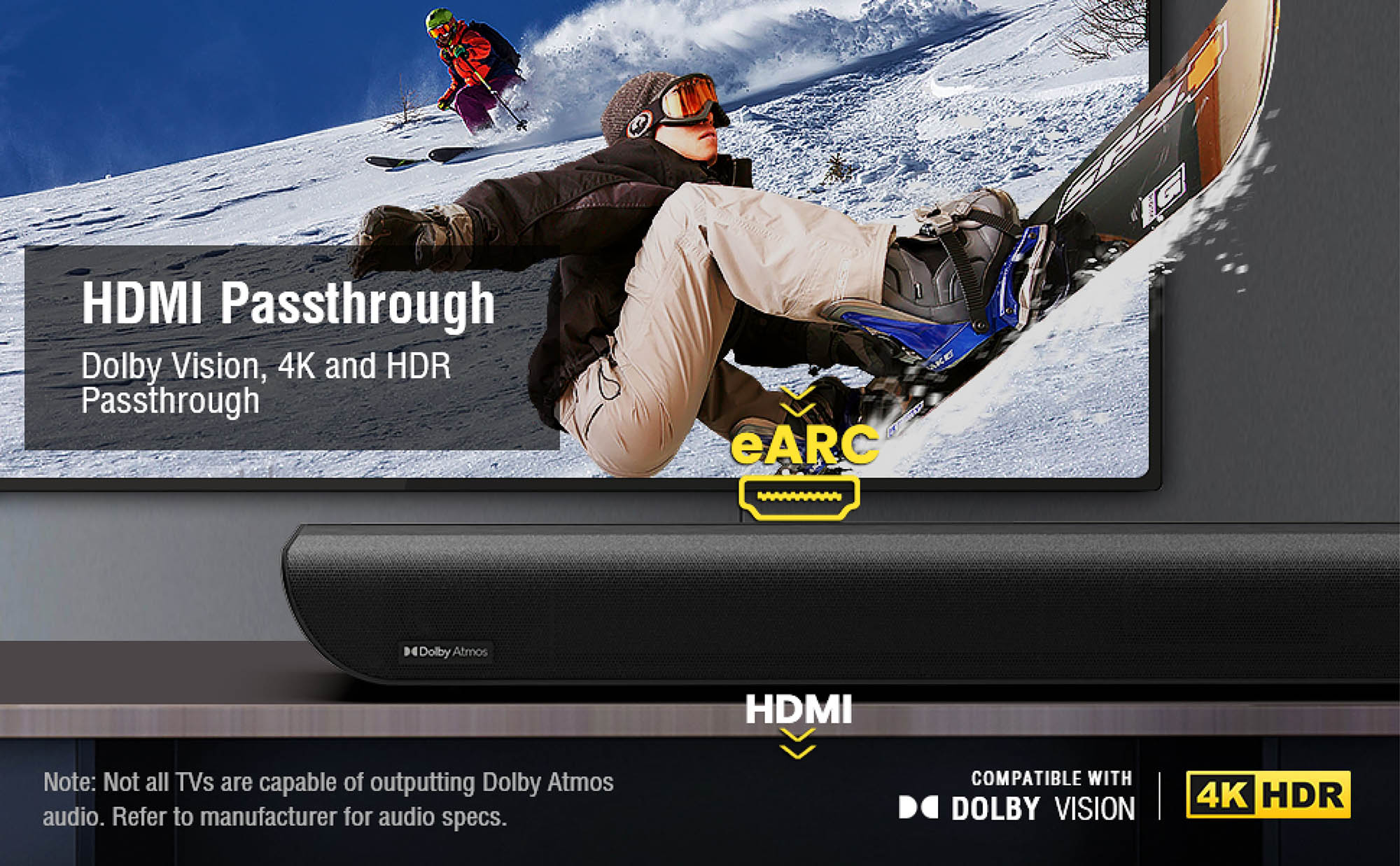 OXS S5 - Dolby Atmos® 3.1.2ch TV Soundbar