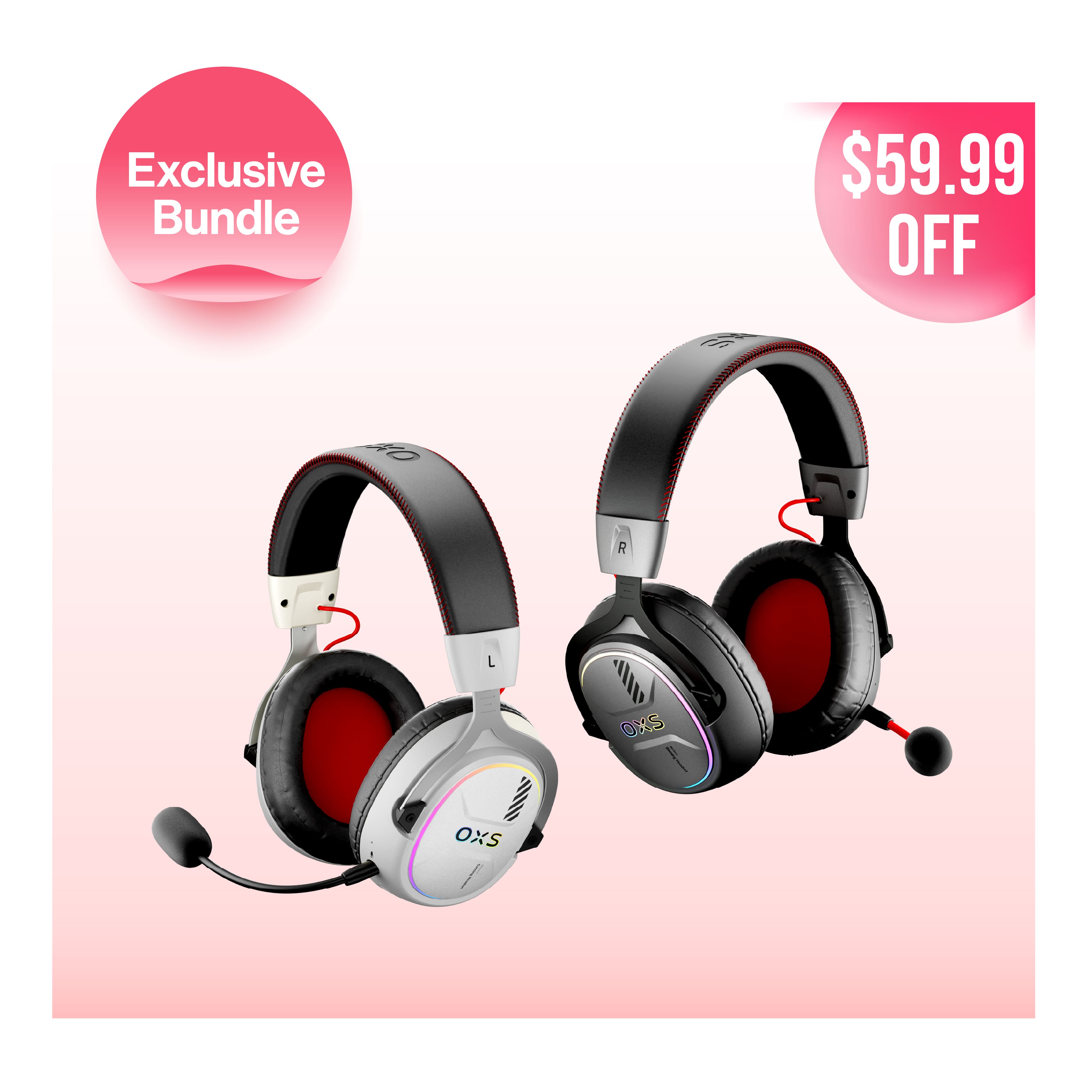 OXS Love Game. OXS Storm G2 Wireless Gaming Headset White Edition Launch - Valentine's Day Special.