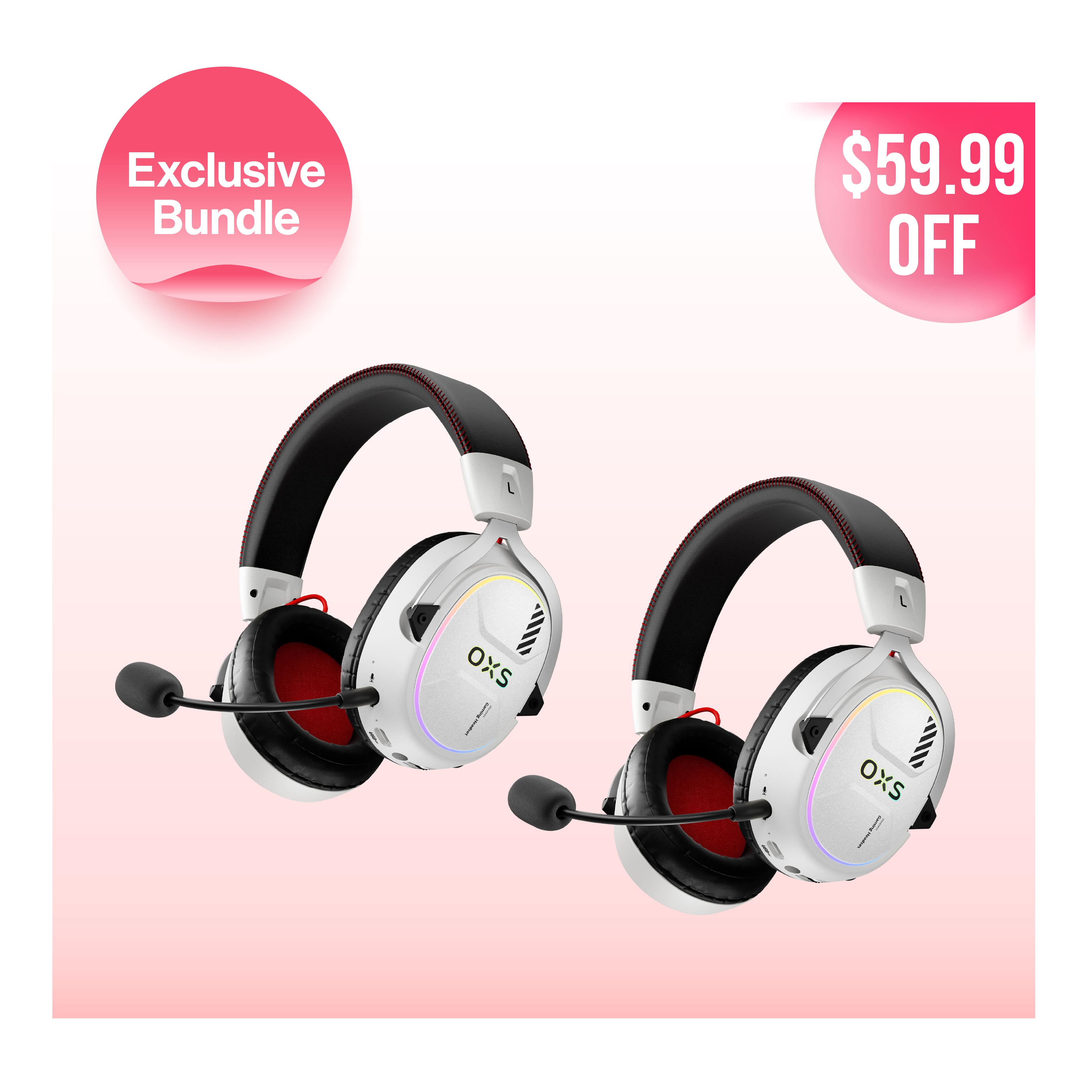 OXS Love Game. OXS Storm G2 Wireless Gaming Headset White Edition Launch - Valentine's Day Special.