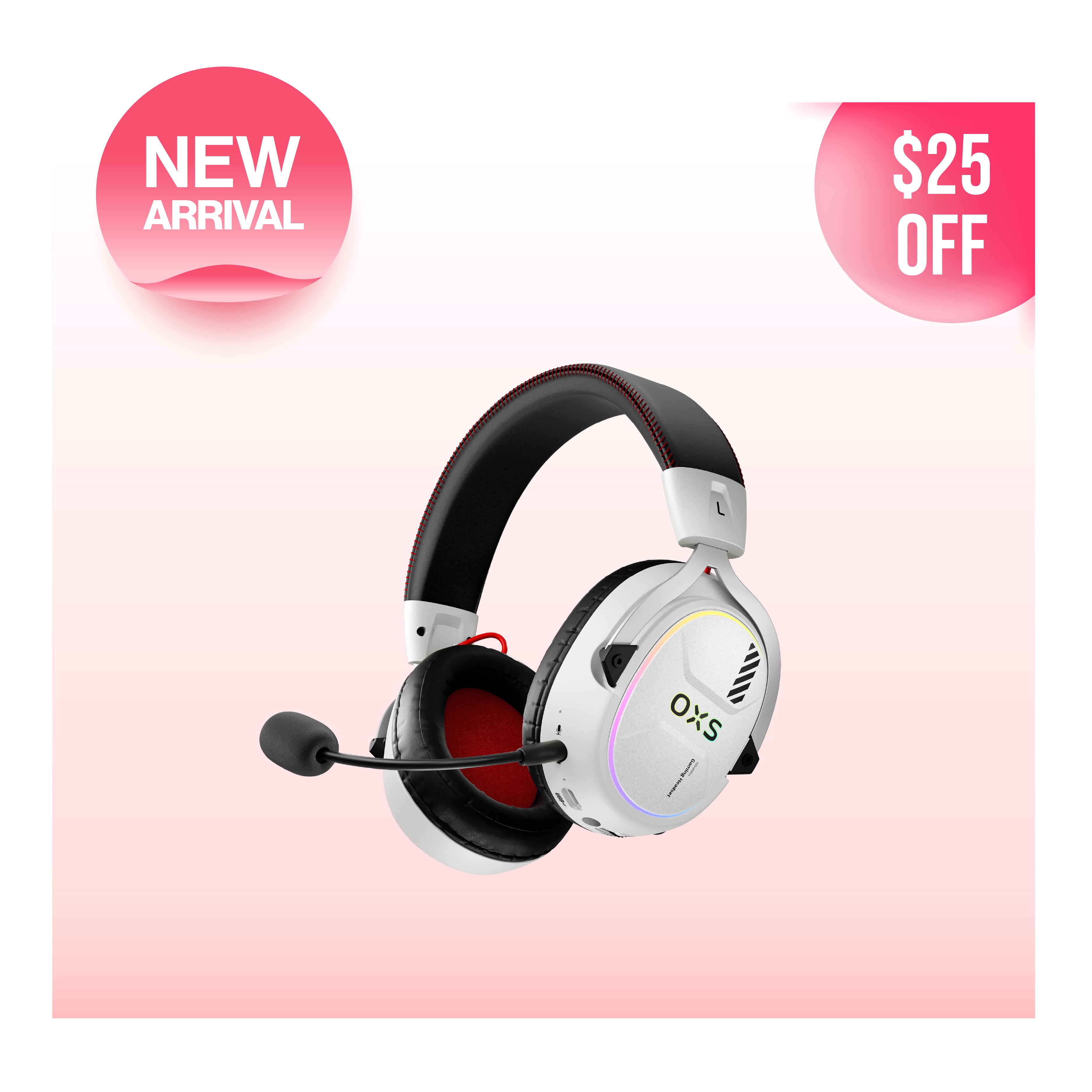 OXS Love Game. OXS Storm G2 Wireless Gaming Headset White Edition Launch - Valentine's Day Special.