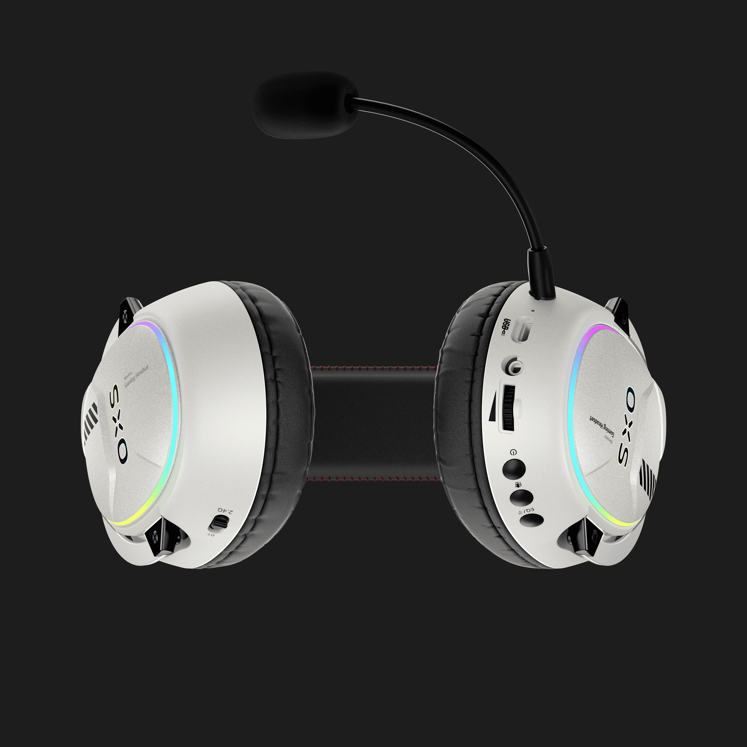 OXS Storm G2 best wireless gaming headset with 2 ENC Microphones for crystal-clear communication