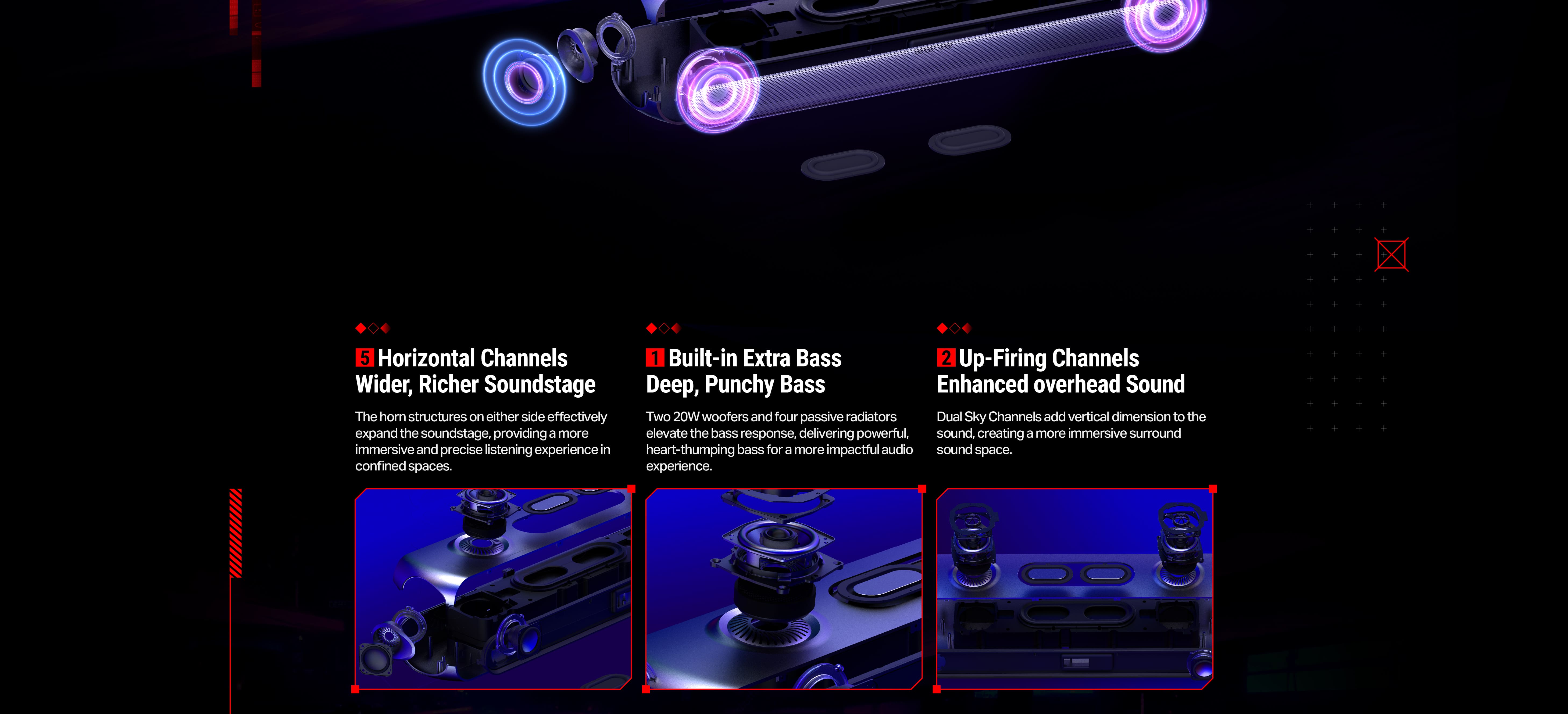 OXS Thunder Pro Dolby Atmos® 5.1.2ch Gaming Soundbar