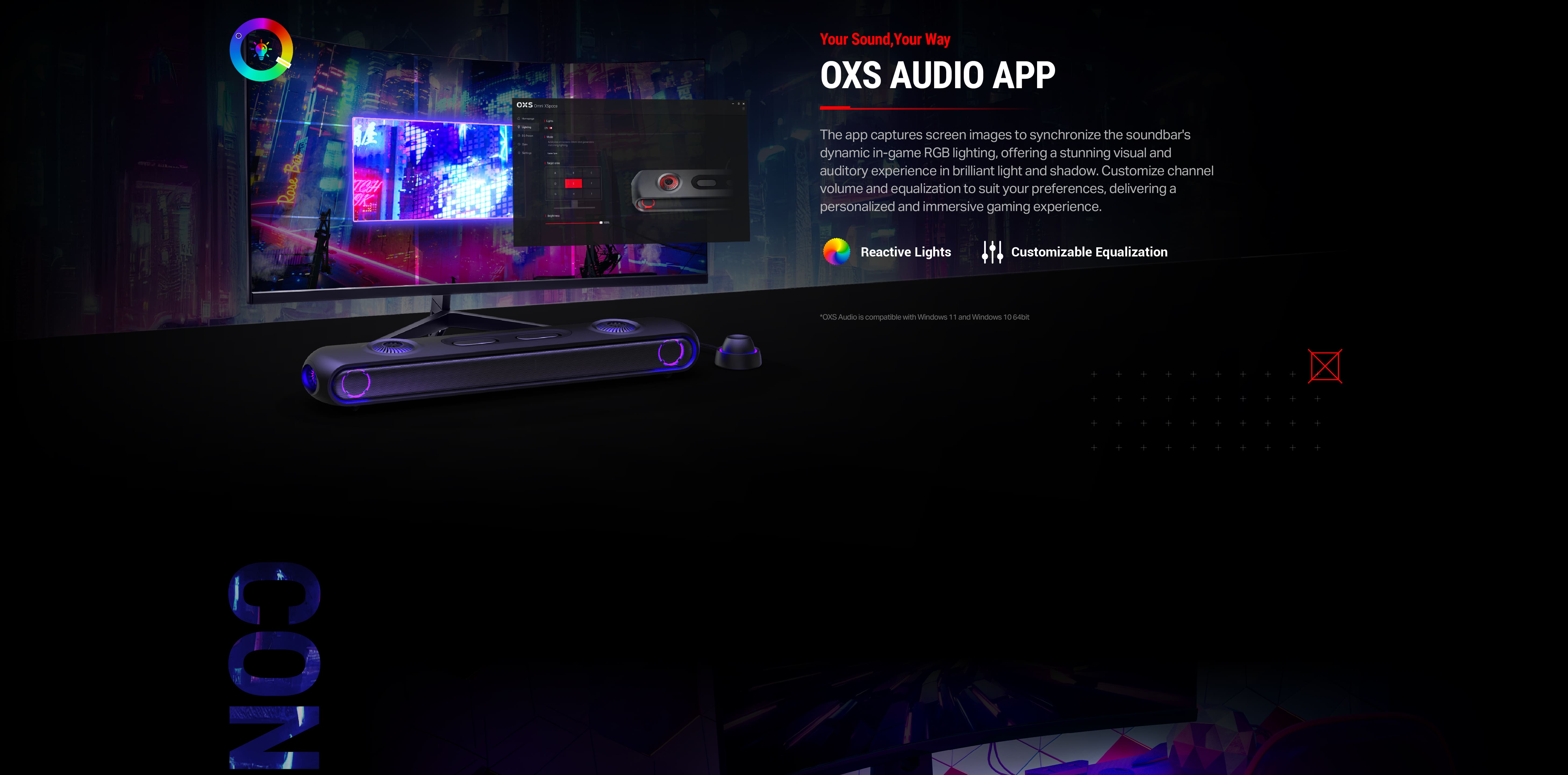 OXS Thunder Pro Dolby Atmos® 5.1.2ch Gaming Soundbar