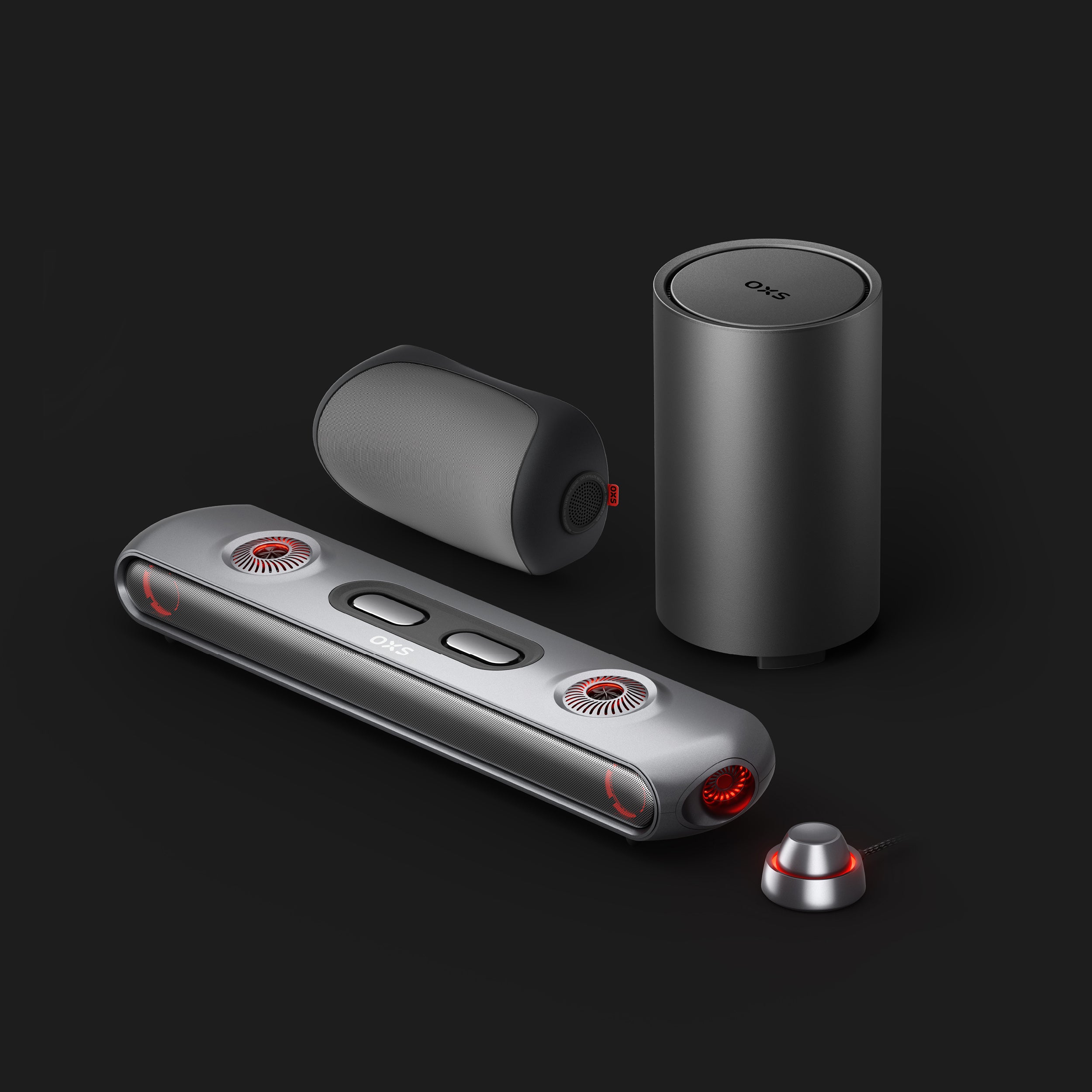 OXS Thunder Pro Max True Dolby Atmos® 7.1.2ch Gaming Sound System with Subwoofer