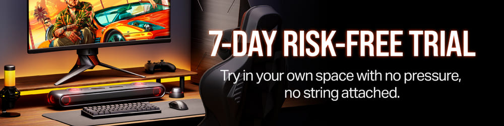 OXS Thunder Pro+ 7-Day Risk-Free Trial.
We believe great sound needs to be experienced firsthand. Try the OXS Thunder Pro(+) in your own space with our 7-day trial—no pressure, no strings attached. Set it up, dive in, and feel the full impact.