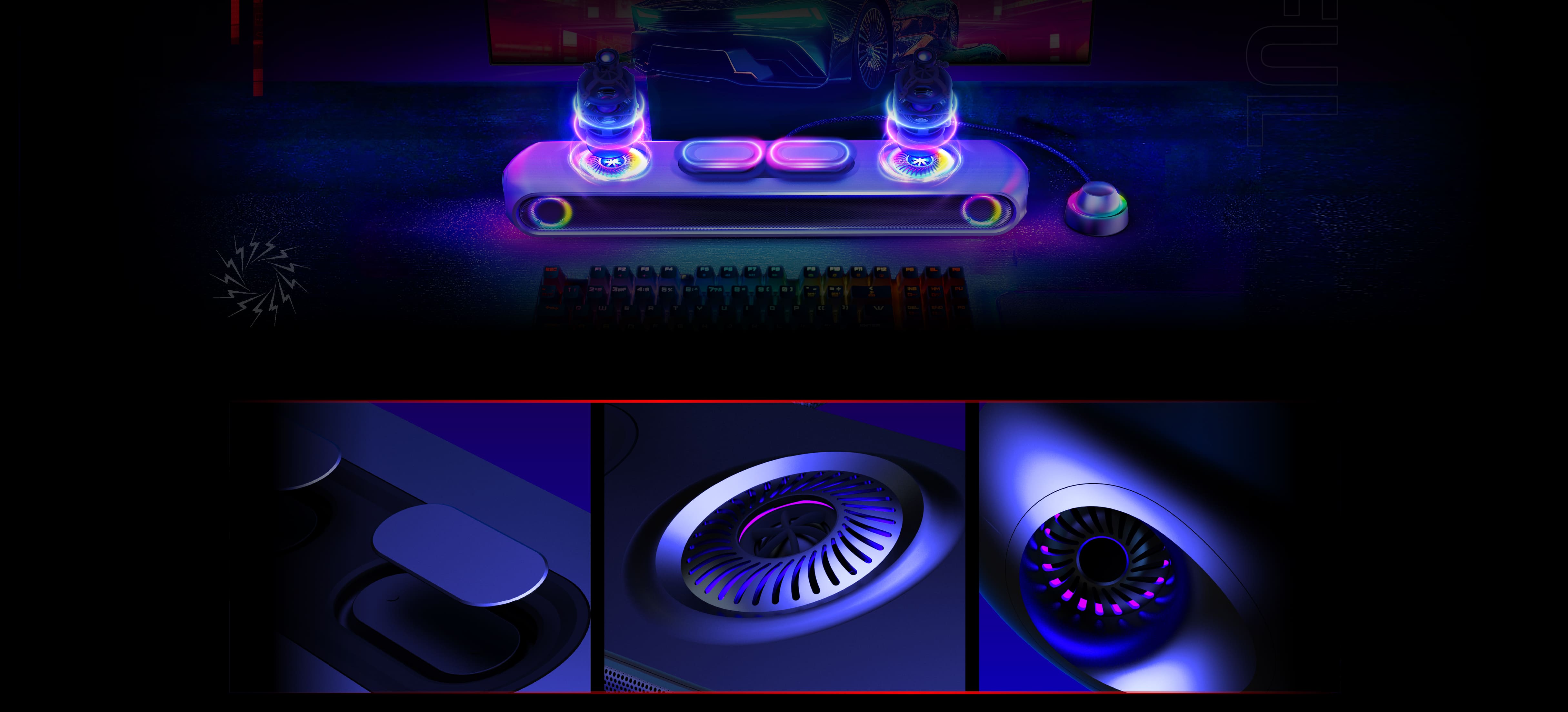 OXS Thunder Pro+ True Dolby Atmos® 7.1.2ch Gaming Soundbar OXS Thunder Pro+ True Dolby Atmos® 7.1.2ch Gaming Soundbar