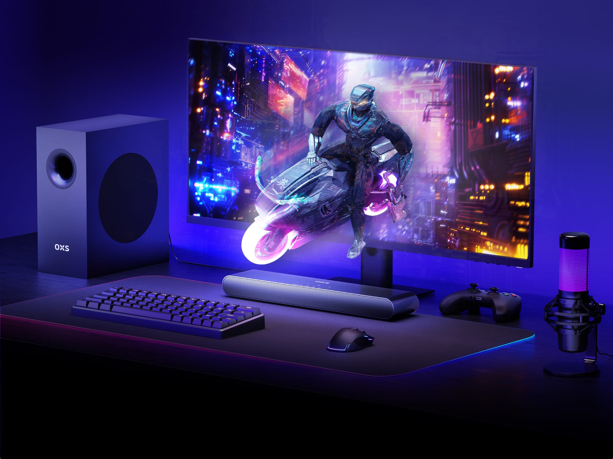 Perfect for gaming room.
Maximize your gaming setup without clutter. The ultra-thin profile fits neatly beside consoles or monitors, keeping cables organized and your battlestation tidy.